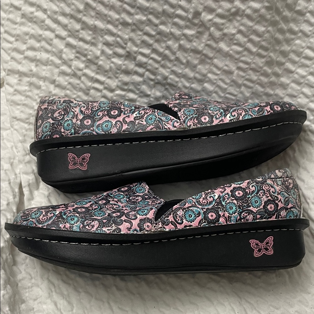 Alegria Multicolor Paisley Loafers